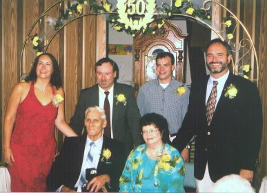 Dad, Mom, me, Ron, David, and Steve