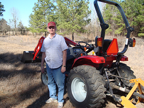 Ken with his Massey Ferguson