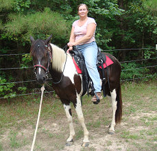 Sugar and Susan during 1st lesson