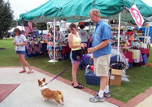 Enjoying the festivities